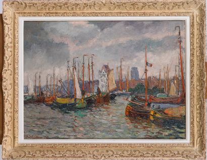 André WILDER (1871-1965)

Le port de Rotterdam,...