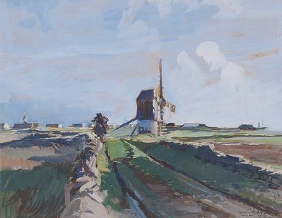 Lucien-Victor DELPY (1898-1967) 

Moulin...