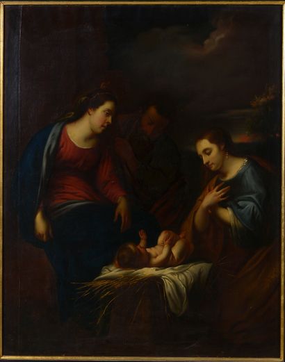 Flemish school of the 19th century

The Adoration...