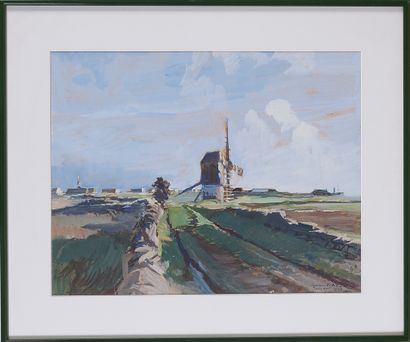 Lucien-Victor DELPY (1898-1967) 

Moulin...