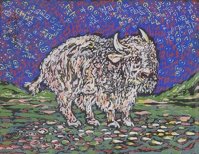 Jean-Louis CARTIER (XXth)

The Bison 

Gouache...