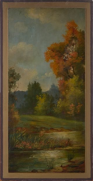Louis OGIER (XIX-XXth) 

Landscapes with...