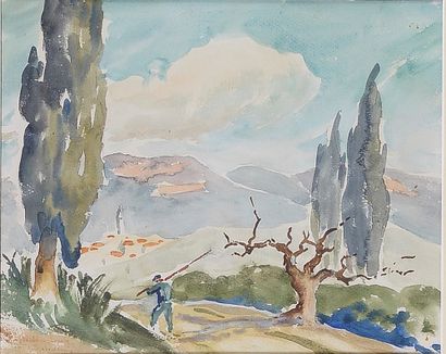 Paul Louis SALVAN (1877-1962)

Port de méditerranée...