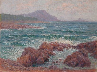 Émile COULON (1882-1974) 

Roches rouges...