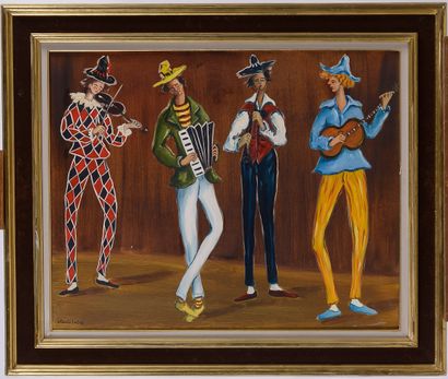 Claude TABET (1924-1979)

The Baladins, 1963

Oil...