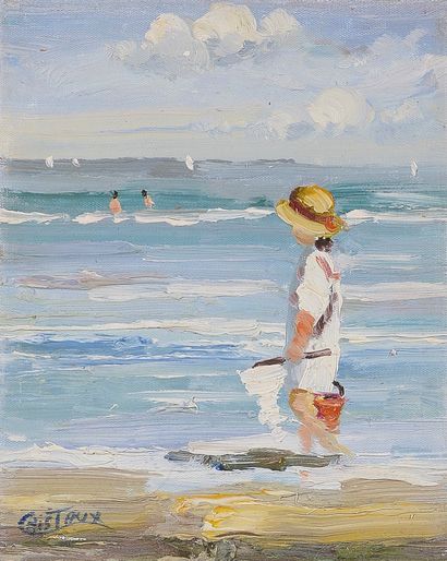 Francis CRISTAUX (born in 1956)

The beach

Oil...