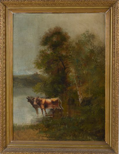 Claudius SEIGNOL (1858-1926)

Cows at the...
