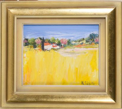 Nicole SÉBILLE (born in 1949) 

Landscape...