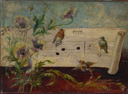 Charlotte HAMMER-BAUD (1871-1952)

Friendship

Oil...