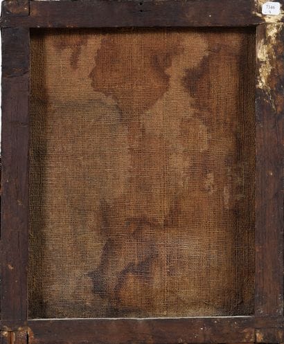 17th century school

Saint Mark meditating

Oil...