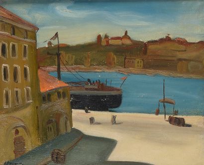 Antoine FERRARI (1910-1995)

Vue d’un port...