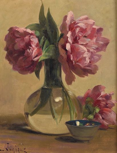 Léon JUNIQUE (1875-1944)

Bouquet de fleurs...