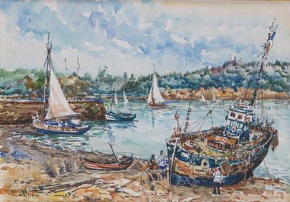 L.P. Robert LAVOINE (1916-1999)

Presqu’île...