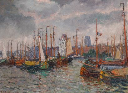 André WILDER (1871-1965)

Le port de Rotterdam,...
