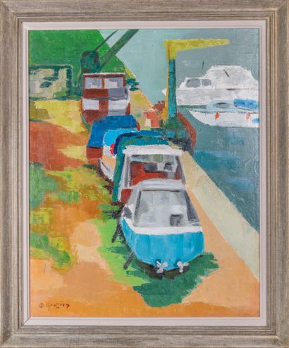 Denise GOUZIEN (1922-2013)
Wintering
Oil...