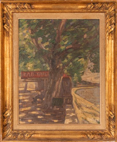 Adrien GODIEN (1873-1949)
Bar on the banks...