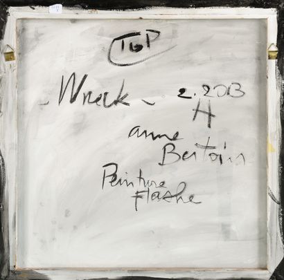 Anne BERTOIN (1963). 
Wreck.
Oil on canvas,...