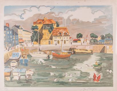 Yves BRAYER (1907-1990)
Honfleur, the Harbour...