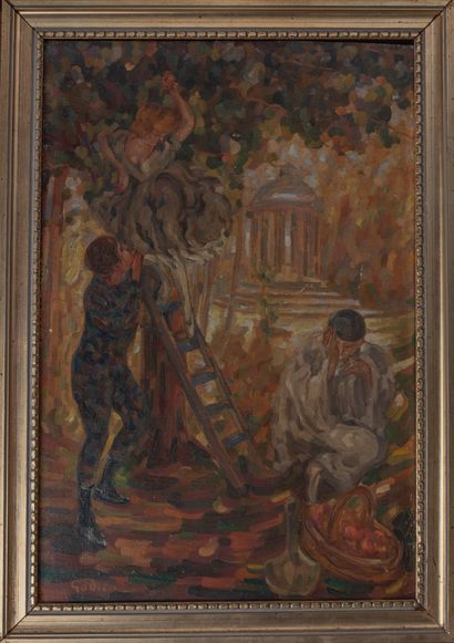 Adrien GODIEN (1873-1949)
Harvest or opera...