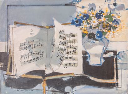 Michel RODDE (1913-2019)
The score
Oil on...
