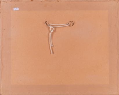 Chantal PAYET (born in 1955)
Animated scene.
Gouache...