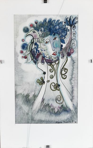 Pierre NIVELLE known as CAMELUS (1934-2000)
Woman...
