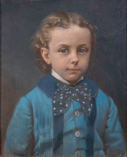 French school circa 1880
Portrait of a young...