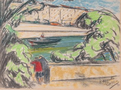 Huguette CARRON (1900-1976)
Lyon, couple...