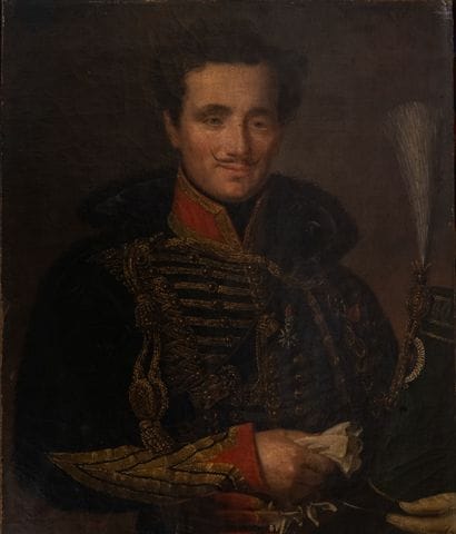 French school around 1830
Portrait of a Hussar...