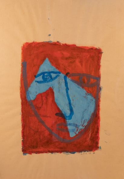 Jean-Philippe AUBANEL (1953) 
Face and horse,...