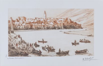 Edmond VALÈS (1918-2001)
The Barcasses, Rabat,...