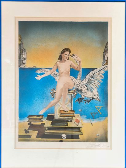 Salvador DALI (1904-1989).
Leda atomica.
Lithograph...