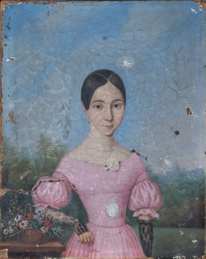French school around 1830
Young girl with...