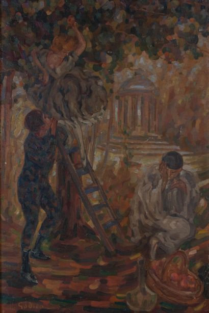 Adrien GODIEN (1873-1949)
Harvest or opera...