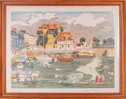 Yves BRAYER (1907-1990)
Honfleur, the Harbour...