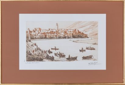 Edmond VALÈS (1918-2001)
The Barcasses, Rabat,...