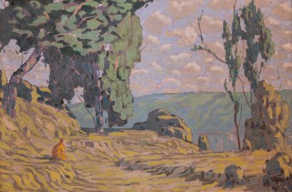 Eugène BROUILLARD (1870-1950).
Thoughtful...