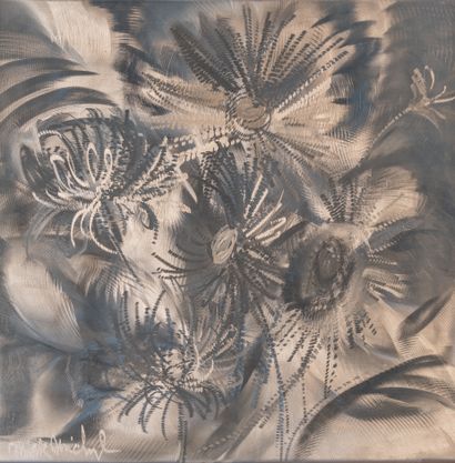Mick MICHEYL (1922-2019)
Bouquet of flowers
Metal...