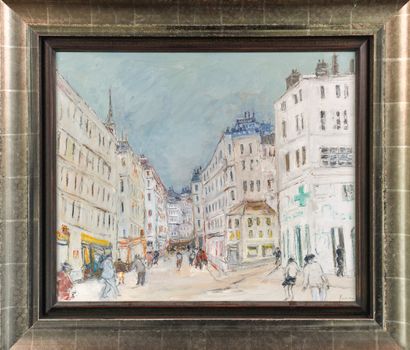 Jean FUSARO (born in 1925).
Street of Brest,...