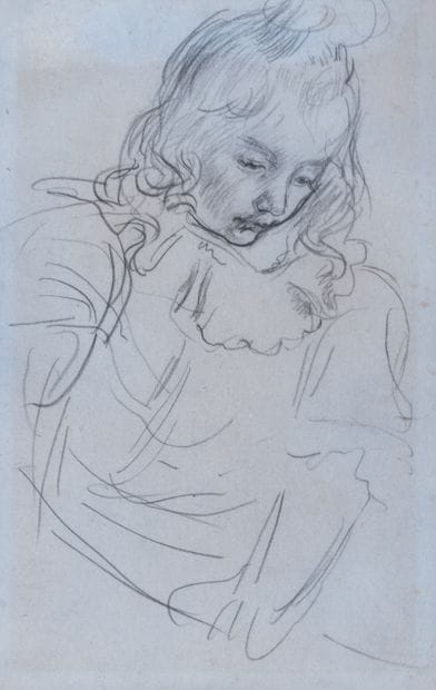 François GUIGUET (1860-1937)
The little Marie
Graphite...