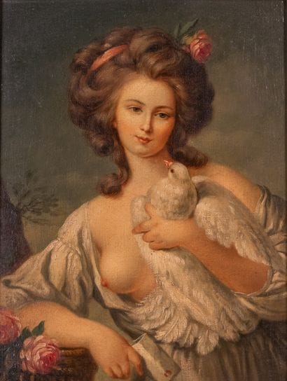 French school of the end of the 19th century
Young...