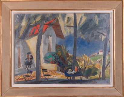 Jacques LAPLACE (1890-1955)
The garden
Oil...