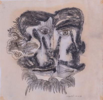 Jacques ANGENIOL (1937-2016)
Fantastic face,...