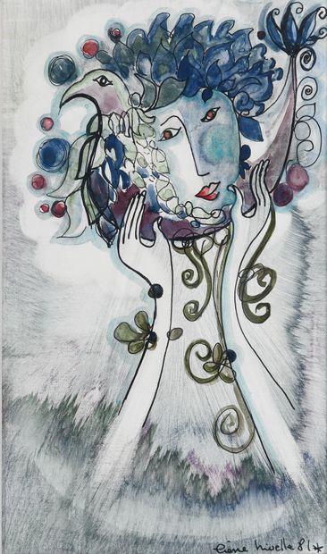 Pierre NIVELLE known as CAMELUS (1934-2000)
Woman...
