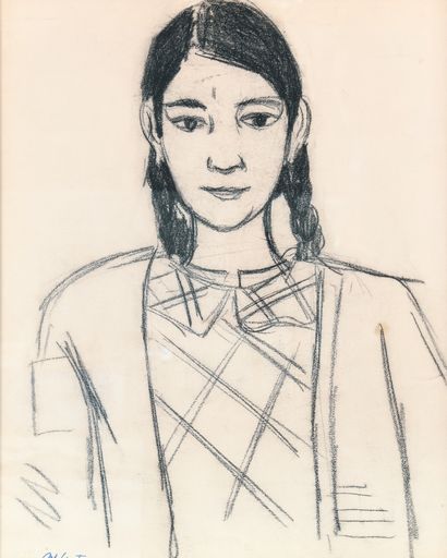 Antoine CHARTRES (1903-1968) 
Young Girl...