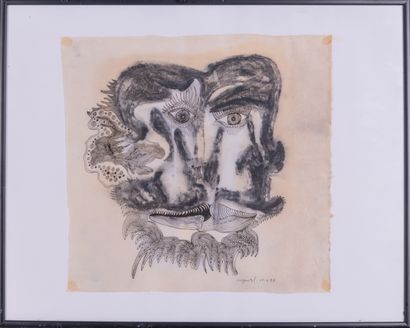 Jacques ANGENIOL (1937-2016)
Fantastic face,...
