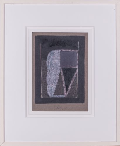 Yves PAOLI (1937).
Untitled. 
Ink and gouache...