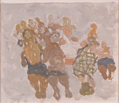 Pierre COQUET (1926-2021)
The bathers.
Oil...