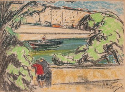 Huguette CARRON (1900-1976)
Lyon, couple...
