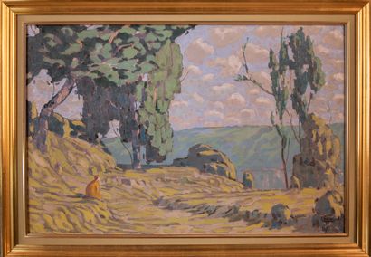 Eugène BROUILLARD (1870-1950).
Thoughtful...